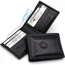 West Polo Siyah Harici Kartvizitli Deri Erkek Cüzdan WPM595