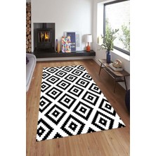 İnka Halı Antibakteriyel Kaymaz Dot Taban Yıkanabilir Dijital Baskı Halı MRC1995