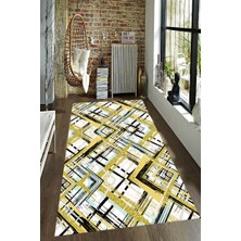 İnka Halı Antibakteriyel Kaymaz Dot Taban Yıkanabilir Dijital Baskı Halı MRC2208