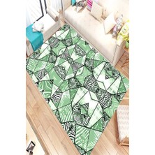 İnka Halı Antibakteriyel Kaymaz Dot Taban Yıkanabilir Dijital Baskı Halı MRC2228