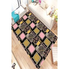 İnka Halı Antibakteriyel Kaymaz Dot Taban Yıkanabilir Dijital Baskı Halı MRC2308