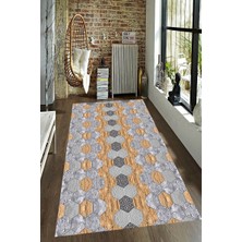 İnka Halı Antibakteriyel Kaymaz Dot Taban Yıkanabilir Dijital Baskı Halı MRC2468