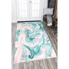 İnka Halı Antibakteriyel Kaymaz Dot Taban Yıkanabilir Dijital Baskı Halı MRC2440