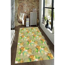 İnka Halı Antibakteriyel Kaymaz Dot Taban Yıkanabilir Dijital Baskı Halı MRC2626