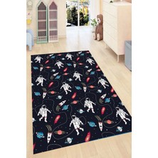 İnka Halı Antibakteriyel Kaymaz Dot Taban Yıkanabilir Dijital Baskı Çocuk Halısı MRC2212