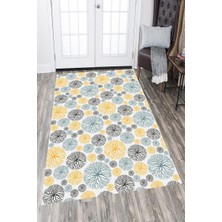 İnka Halı Antibakteriyel Kaymaz Dot Taban Yıkanabilir Dijital Baskı Halı MRC2225