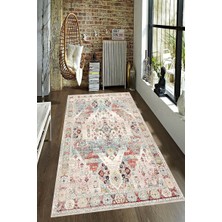 İnka Halı Antibakteriyel Kaymaz Dot Taban Yıkanabilir Dijital Baskı Halı MRC2673