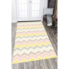 İnka Halı Antibakteriyel Kaymaz Dot Taban Yıkanabilir Dijital Baskı Halı MRC2382