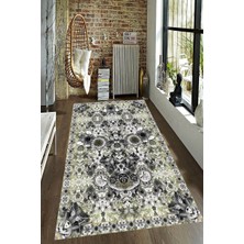 İnka Halı Antibakteriyel Kaymaz Dot Taban Yıkanabilir Dijital Baskı Halı MRC2567