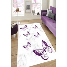 İnka Halı Antibakteriyel Kaymaz Dot Taban Yıkanabilir Dijital Baskı Halı MRC2571