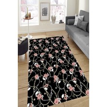 İnka Halı Antibakteriyel Kaymaz Dot Taban Yıkanabilir Dijital Baskı Halı MRC2656