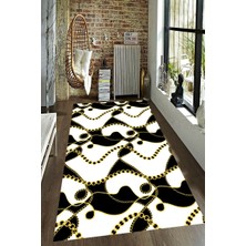 İnka Halı Antibakteriyel Kaymaz Dot Taban Yıkanabilir Dijital Baskı Halı MRC2639