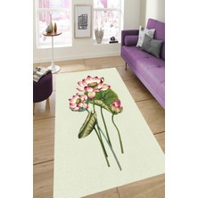 İnka Halı Antibakteriyel Kaymaz Dot Taban Yıkanabilir Dijital Baskı Halı MRC2527