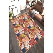 İnka Halı Antibakteriyel Kaymaz Dot Taban Yıkanabilir Dijital Baskı Halı MRC2209