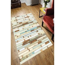 İnka Halı Antibakteriyel Kaymaz Dot Taban Yıkanabilir Dijital Baskı Halı MRC2092