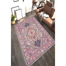 İnka Halı Antibakteriyel Kaymaz Dot Taban Yıkanabilir Dijital Baskı Halı MRC2137