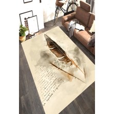 İnka Halı Antibakteriyel Kaymaz Dot Taban Yıkanabilir Dijital Baskı Halı MRC2511