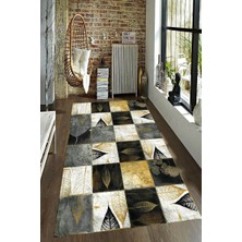 İnka Halı Antibakteriyel Kaymaz Dot Taban Yıkanabilir Dijital Baskı Halı MRC2595