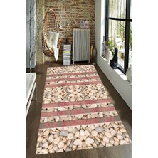 İnka Halı Antibakteriyel Kaymaz Dot Taban Yıkanabilir Dijital Baskı Halı MRC2505