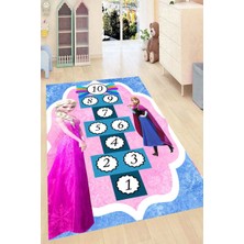 İnka Halı Antibakteriyel Kaymaz Dot Taban Yıkanabilir Dijital Baskı Çocuk Halısı MRC2611