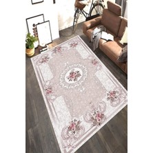 İnka Halı Antibakteriyel Kaymaz Dot Taban Yıkanabilir Dijital Baskı Halı MRC2348