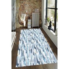 İnka Halı Antibakteriyel Kaymaz Dot Taban Yıkanabilir Dijital Baskı Halı MRC2205