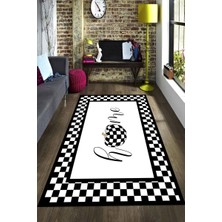 İnka Halı Antibakteriyel Kaymaz Dot Taban Yıkanabilir Dijital Baskı Halı MRC2702