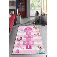 İnka Halı Antibakteriyel Kaymaz Dot Taban Yıkanabilir Dijital Baskı Çocuk Halısı MRC2732