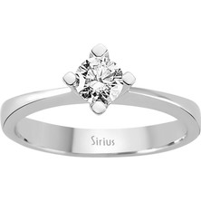 Sirius G Renk 0,37 Karat Pırlanta Tektaş Yüzük 0417R0085