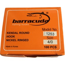 Barracuda 1253 Kısa Pala Düz Beyaz Iğne  No:1