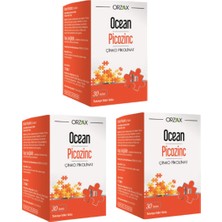 Ocean  Çinko Takviyesi 15 Mg 30 Tablet X3 Adet