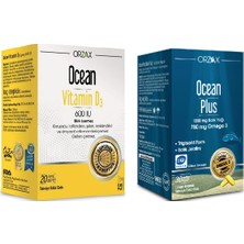 Ocean Balık Yağı Omega 3 1200 Mg 30 Kapsül + Vitamin D3 600 Iu (20 Ml) Sprey