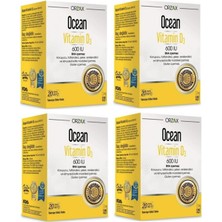 Ocean D3 Vitamini 600 Uı Sprey 20 Ml X4 Adet