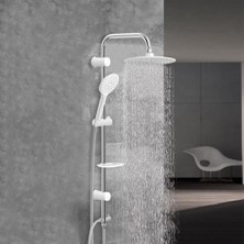 Valtemo Slim White Duş Seti