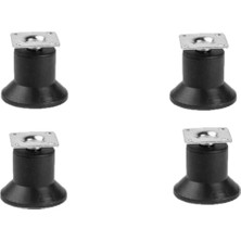 Hts Hırdavatım Smart Tablalı Ayak 50 mm Siyah (4 Adet)