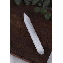 Dünya Doğal Taş Selenit Taşı Doğal Taş Kazık 15 cm