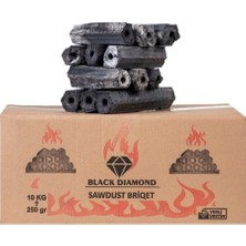 Narım Black Dıamond Press Briket Doğal Taş Fırın Mangal Kömürü 20 Kg  ( A++ Kalite ) 3 Saat Yanma