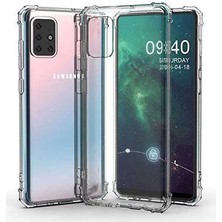 Maycase Aksesuar Samsung Galaxy A71 Antişok Airbag Şeffaf Kılıf