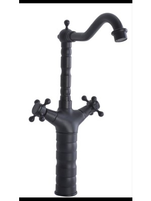 Prima Banyo Çanak Lavabo Batarya Koçbaşı Siyah