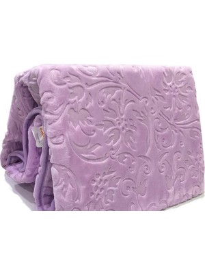 Özdilek Battaniye 220 x 240 Çift Kişilik Trendy Açık Lila