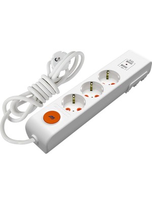 Diğer Mutlusan Ri-Tech Üçlü USB Çocuk Korumalı Anahtarlı Topraklı Grup Priz 2m