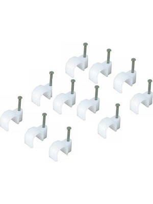 Pinguin Plastik Çelik Çivili Kroşe No:1 - 4 Mm, 100 Adetli Kutu