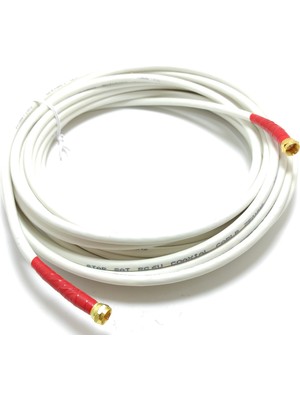 Starsat Rg6 U4 F Konnektörlü Uydu Anten Kablosu - 1m