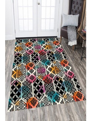 İnka Halı Antibakteriyel Kaymaz Dot Taban Yıkanabilir Dijital Baskı Halı MRC2463