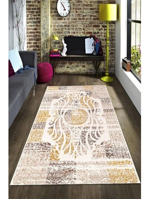 İnka Halı Antibakteriyel Kaymaz Dot Taban Yıkanabilir Dijital Baskı Halı MRC2689