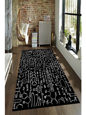 İnka Halı Antibakteriyel Kaymaz Dot Taban Yıkanabilir Dijital Baskı Halı MRC2156