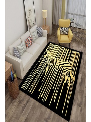 İnka Halı Antibakteriyel Kaymaz Dot Taban Yıkanabilir Dijital Baskı Halı MRC2722