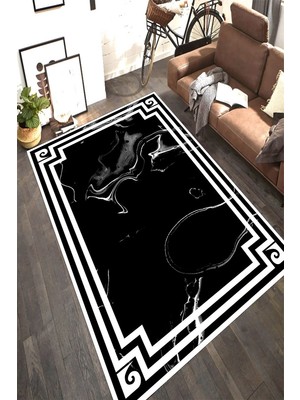 İnka Halı Antibakteriyel Kaymaz Dot Taban Yıkanabilir Dijital Baskı Halı MRC2271