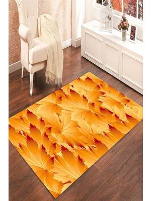 İnka Halı Antibakteriyel Kaymaz Dot Taban Yıkanabilir Dijital Baskı Halı MRC1961