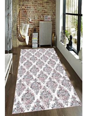 İnka Halı Antibakteriyel Kaymaz Dot Taban Yıkanabilir Dijital Baskı Halı MRC2481